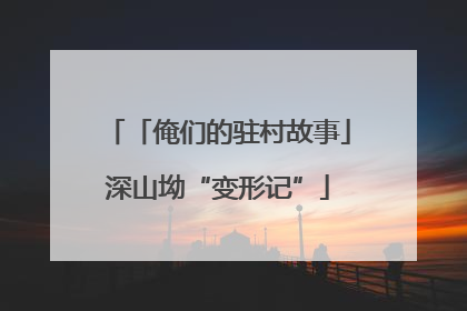 「俺们的驻村故事」深山坳“变形记”