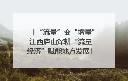 “流量”变“增量” 江西庐山深耕“流量经济”赋能地方发展