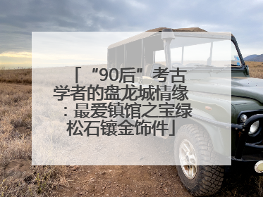 “90后”考古学者的盘龙城情缘：最爱镇馆之宝绿松石镶金饰件