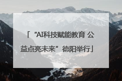 “AI科技赋能教育 公益点亮未来”德阳举行