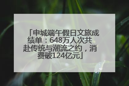申城端午假日文旅成绩单：648万人次共赴传统与潮流之约，消费破124亿元