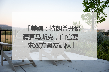 美媒：特朗普开始清算马斯克，白宫要求双方盟友站队