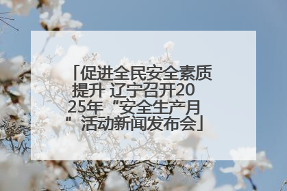 促进全民安全素质提升 辽宁召开2025年“安全生产月”活动新闻发布会
