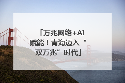 万兆网络+AI赋能！青海迈入“双万兆”时代