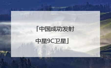 中国成功发射中星9C卫星