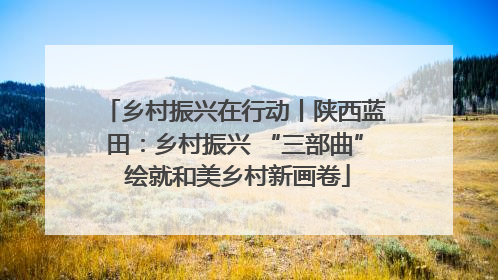乡村振兴在行动丨陕西蓝田：乡村振兴 “三部曲” 绘就和美乡村新画卷