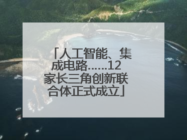 人工智能、集成电路……12家长三角创新联合体正式成立