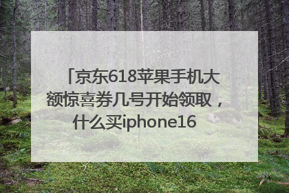 京东618苹果手机大额惊喜券几号开始领取，什么买iphone16最便宜，能降价多钱？