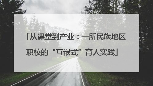 从课堂到产业：一所民族地区职校的“互嵌式”育人实践