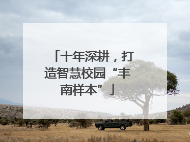 十年深耕，打造智慧校园“丰南样本”