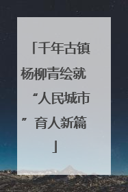 千年古镇杨柳青绘就“人民城市”育人新篇