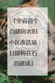 全省首个自建房老旧小区改造项目即将在石首建成