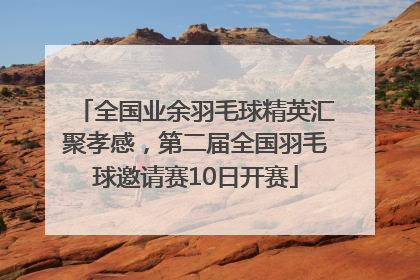 全国业余羽毛球精英汇聚孝感，第二届全国羽毛球邀请赛10日开赛