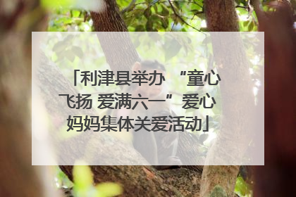 利津县举办 “童心飞扬 爱满六一”爱心妈妈集体关爱活动