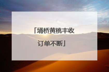 埇桥黄桃丰收 订单不断