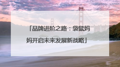 品牌进阶之路：袋鼠妈妈开启未来发展新战略