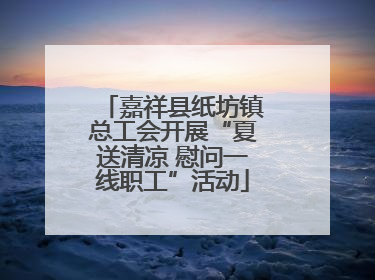 嘉祥县纸坊镇总工会开展“夏送清凉 慰问一线职工”活动