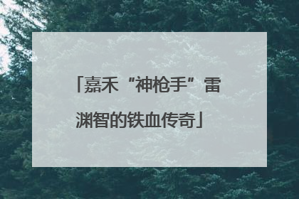 嘉禾“神枪手”雷渊智的铁血传奇