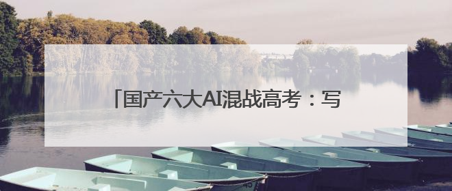 国产六大AI混战高考：写作文各有亮点，遇压轴题“直接弃考”丨预见·科技