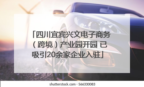四川宜宾兴文电子商务（跨境）产业园开园 已吸引20余家企业入驻