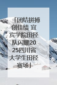 团结拼搏创佳绩 宜宾学院田径队闪耀2025四川省大学生田径赛场