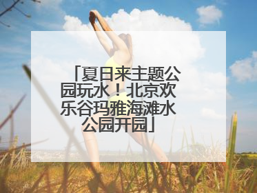 夏日来主题公园玩水！北京欢乐谷玛雅海滩水公园开园