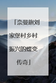 奈曼旗刘家堡村乡村振兴的蝶变传奇