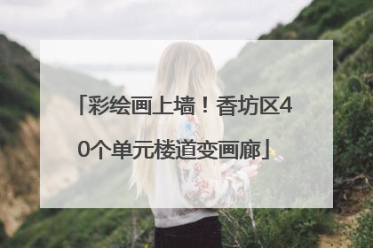 彩绘画上墙！香坊区40个单元楼道变画廊