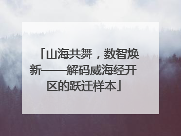 山海共舞，数智焕新——解码威海经开区的跃迁样本