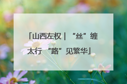 山西左权｜“丝”缠太行 “路”见繁华