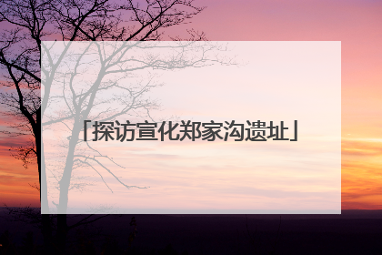 探访宣化郑家沟遗址