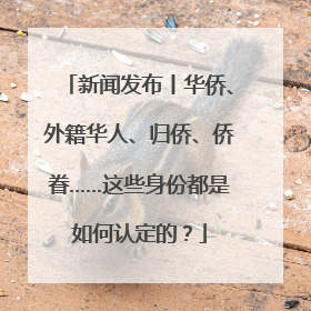新闻发布丨华侨、外籍华人、归侨、侨眷……这些身份都是如何认定的？