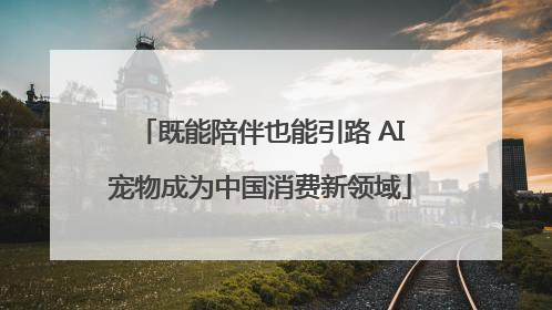 既能陪伴也能引路 AI宠物成为中国消费新领域
