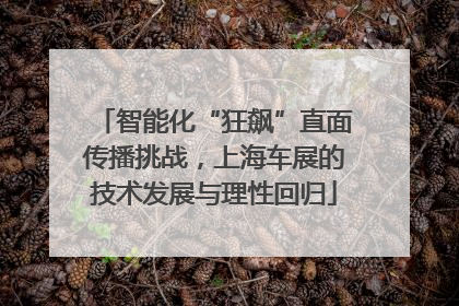 智能化“狂飙”直面传播挑战，上海车展的技术发展与理性回归