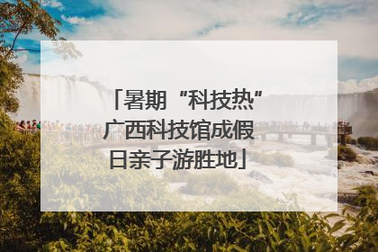 暑期“科技热” 广西科技馆成假日亲子游胜地