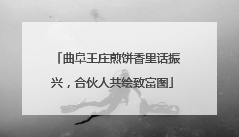 曲阜王庄煎饼香里话振兴，合伙人共绘致富图