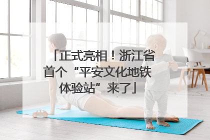 正式亮相！浙江省首个“平安文化地铁体验站”来了