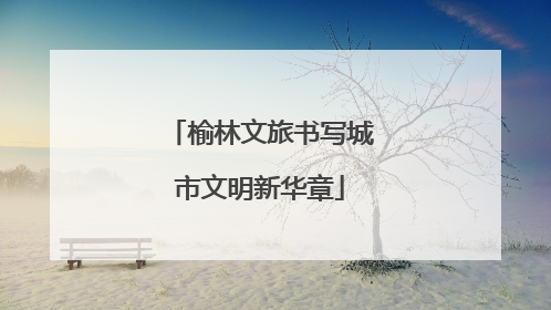 榆林文旅书写城市文明新华章