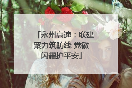 永州高速：联建聚力筑防线 党徽闪耀护平安