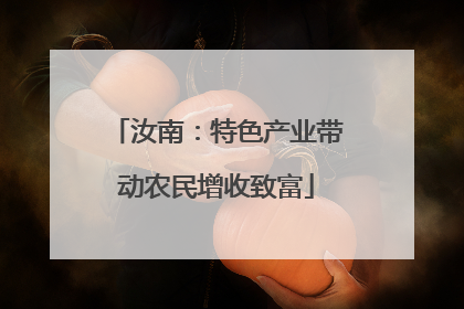 汝南：特色产业带动农民增收致富