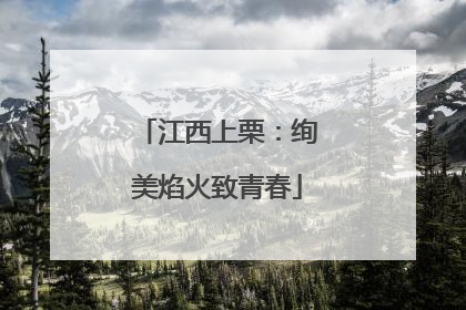 江西上栗：绚美焰火致青春