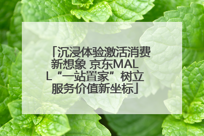 沉浸体验激活消费新想象 京东MALL“一站置家”树立服务价值新坐标