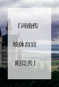河南传统体育宜阳竞秀