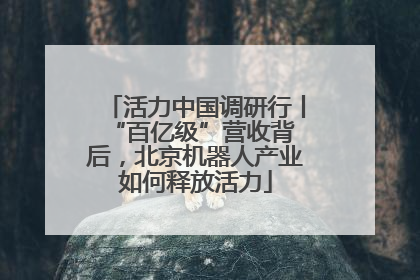 活力中国调研行丨 “百亿级”营收背后，北京机器人产业如何释放活力