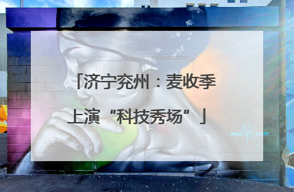 济宁兖州：麦收季上演“科技秀场”
