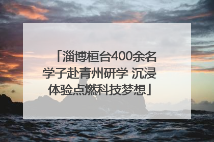 淄博桓台400余名学子赴青州研学 沉浸体验点燃科技梦想