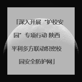 深入开展“护校安园”专项行动 陕西平利多方联动织密校园安全防护网