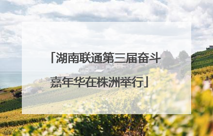 湖南联通第三届奋斗嘉年华在株洲举行