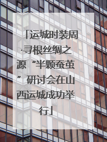 运城时装周·寻根丝绸之源“半颗蚕茧”研讨会在山西运城成功举行