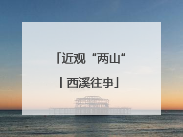 近观“两山”丨西溪往事